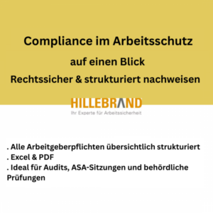 Checkliste Rechtskonformität & Compliance im Arbeitsschutz – Profi-Tabelle (Excel / PDF) [Digital]