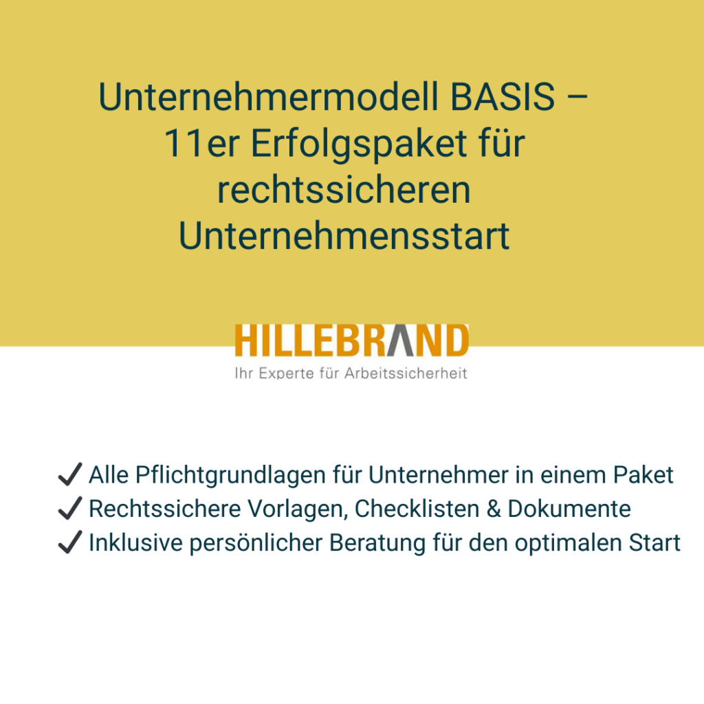 ERFOLGSPAKET #5 - "BASIS" - Unternehmermodell  (PDF & xlsx & Link) - 11er Paket - Einmalnutzung [Digital]