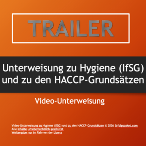 Unterweisung Hygiene & HACCP (Gastronomie) – digitales Unterweisungsmodul Arbeitssicherheit [Digital]